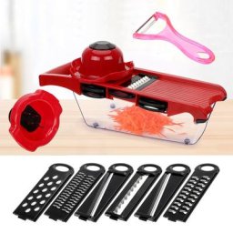 HILIFE-Ensemble d'outils de cuisine multifonctions trancheuse à mandoline râpe à légumes gadget