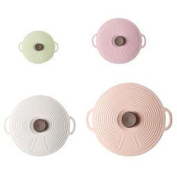 Couvercles de bols en Silicone réutilisables extensibles et scellés lavables au lave-vaisselle et