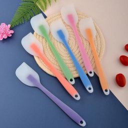 Silicone Crème Grattoir de Cuisson Antiadhésive Spatule à Beurre Coupe Chocolat Lisse Résistant À La