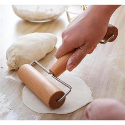 Rouleau à pâtisserie en bois à double tête outil de cuisine rouleau à pâte à main pour pâtes