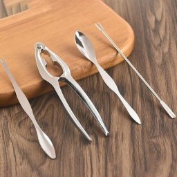 Ensemble d'outils pour fruits de mer pinces à fruits fourchettes cuillères noix homard crabe