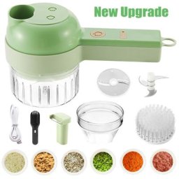 Hachoir à Légumes Électrique Amélioré Trancheuse à Viande Éplucheur Outils de Cuisine Nouveau