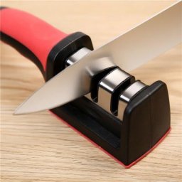 Aiguiseur de couteaux en 3 étapes ménage Portable Mini pierre à aiguiser Gadgets créatifs de