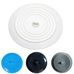 Bouchon de baignoire en silicone moderne bouchon de vidange couvercle plat éviers bouchon de