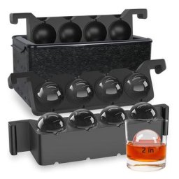 Moule à glaçons en silicone transparent sans bulles machine à boules de glace moule à whisky