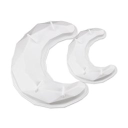 Moule 3D en Silicone en forme de lune croissant de souris en diamant cuisson décoration