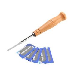JXBAKERS-Outil de coupe rasoir exécutif avec lame de protection # E couteau incurvé moule EHOUT