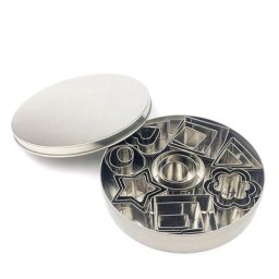 Mini ensemble de 24 petits moules pour découper la pâte à pâtisserie croûte de tarte fleur de