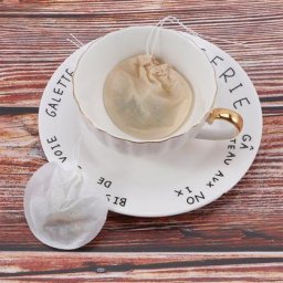Sachets de thé ronds parfumés au poulet lot de 100 pièces filtre infuseur avec ficelle papier