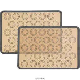 Plateau de cuisson pour macarons au four antiadhésif et en silicone tapis et moule souple pour