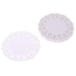 Dessous de verre en dentelle 100 pièces porte-tasse napperon coussin pour tasse de thé pour