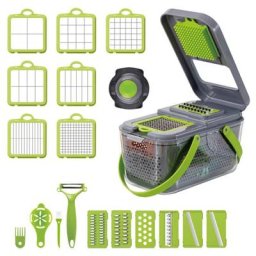 Coupe-légumes multifonctionnel 22 en 1 accessoires de cuisine gadget domestique outils de