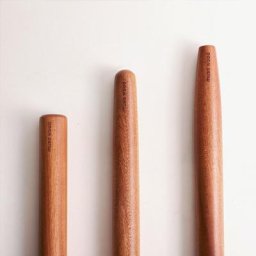 Rouleau à pâtisserie français en bois de Muso Sapele (40cm) rouleau conique pour Fondant croûte de