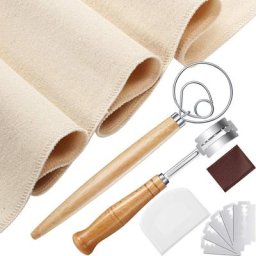 Outils de fabrication de pain y compris fouet danois grattoir à pâte chiffon d'épreuve de