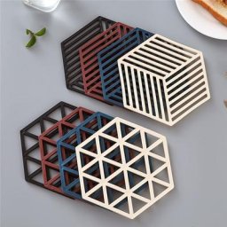 Napperon de bol en silicone à isolation thermique polymères de table coordonnants sous-verres