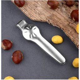 Pince de cuisine 2 en 1 en acier inoxydable coupeur de gaine casse-noix outil de cuisine