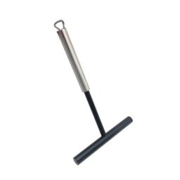 Épandeur de crêpes en nylon en acier inoxydable grattoir à crêpes spatule en forme de T grattoir