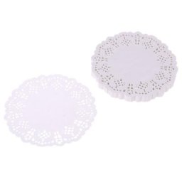 Sous-verre en dentelle 100 pièces tasse en verre tasses de thé et d'eau coussin de napperon