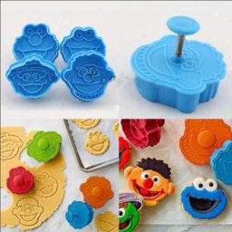 Emporte-pièce 3D Sesame Street Elmo offre spéciale populaire 2020 2020 presse à tampon à main