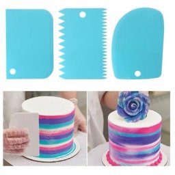 Outils de décoration de gâteau en plastique coupe-pâte grattoirs à glaçage accessoires de
