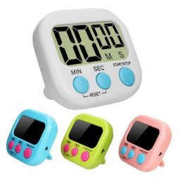 Minuterie numérique de cuisine réveil alarme forte support magnétique avec écran LCD pour la