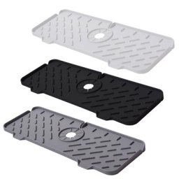 Tapis de vidange pour robinet de cuisine en Silicone poignée de robinet collecteur de