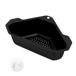Panier de vidange pour évier de cuisine en acier inoxydable triangulaire multi-usages