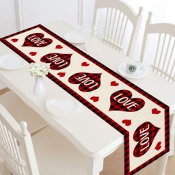 Chemin de Table rouge à fleurs décoration de Table pour mariage fête de la saint-valentin noël