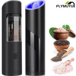 Moulin à sel et à épices électrique automatique broyeur en céramique pour herbes gadgets de