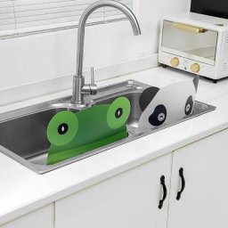 Protection contre les éclaboussures d'eau d'évier de cuisine avec ventouse écran étanche pour le