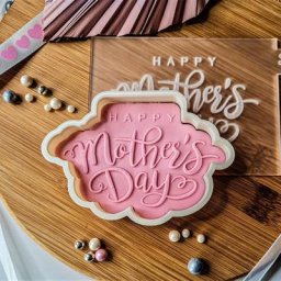 Emporte-pièce et gaufreur avec sceau acrylique motif stéréoscopique 3D tampon de décoration bonne