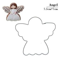 Décoration de gâteau d'ange en acier inoxydable mélangeur de strass emporte-pièce outils de
