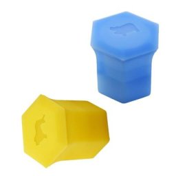 F63A 3D Animal Ice Cube Mold Silicone Freezer Lion & Hippo Cup Eco Friendly DIY Molds Maker for