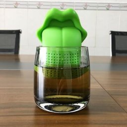 Infuseurs à thé en silicone avec grande langue machine à thé sachet de thé drôle dispositif de