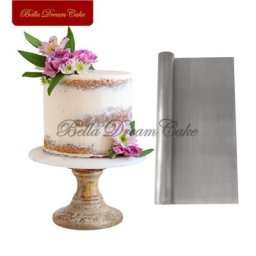 Grattoir de banc en acier inoxydable spatules à gâteau crème au beurre plus lisse peigne à