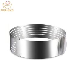 Fefwind – moule à gâteau Mousse en acier inoxydable 001 outils de cuisson cercle réglable outils