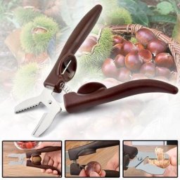 Coupe-noisette en acier inoxydable outil pratique pour éplucher les noix accessoires de cuisine