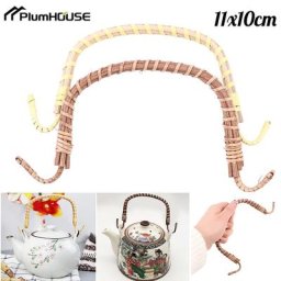 Poignée de théière tissée en rotin décoration de théière Kung Fu remplacement de cuisine pour Pot