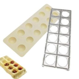 Moule à raviolis 12 trous outils de coupe de pâte gadget de cuisine kit de fabrication de pâtes