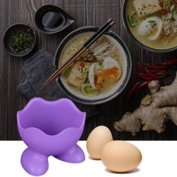 Oeuf de pocheuse en silicone de qualité alimentaire coquetier bol anneaux cuiseur biscuit œuf