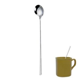 Cuillères à café à long manche agitateurs à thé glacé Cuillères à thé en acier inoxydable