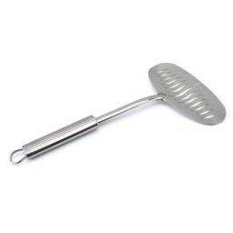 Spatule à poisson fendue en acier inoxydable pour Steak de cuisine robuste livraison directe