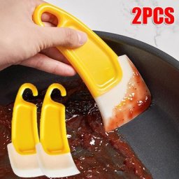 Grattoir en silicone souple pour livres poêle à vaisselle brosse de lavage outils de cuisine