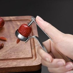 Pince à presser en acier inoxydable outils de cuisine 1 pièce noyau à retrait facile
