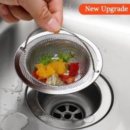 Attrape-cheveux en acier inoxydable pour baignoire bouchon de douche filtre à trou de vidange
