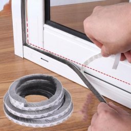 Brosse Swal Weather Strip pour porte de maison étanchéité de proximité coupe-vent vertical film
