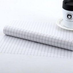Papier d'application de grille gris 11% ment transfert transparent ruban vinyle miroir de tasse