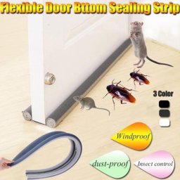 Butoir de porte 1 pièce bande de protection anti-bruit pour réduire le bruit sous la porte