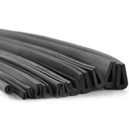 Bande de bordure en caoutchouc noir section en U protection anti-huile largeur intérieure ENME