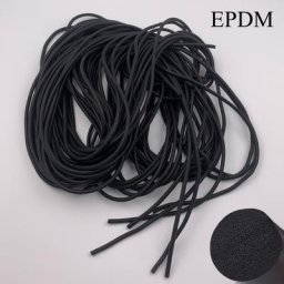 Bande de Bancs Moussants Solides en Caoutchouc EPDM de 1.5mm 2mm 3mm 4mm 5mm 6mm de Diamètre
